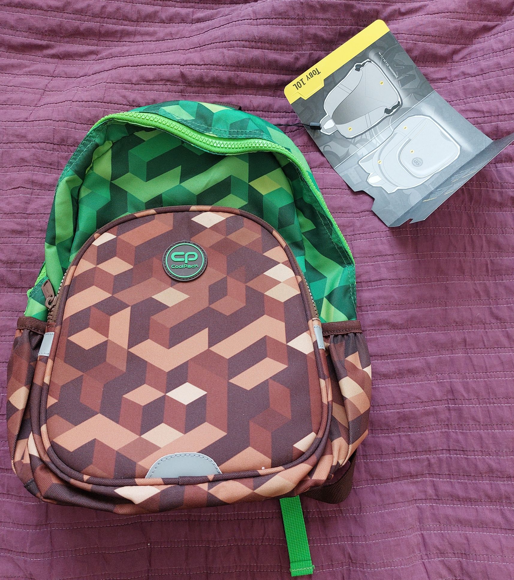 Plecak Coolpack Minecraft nowy z metka