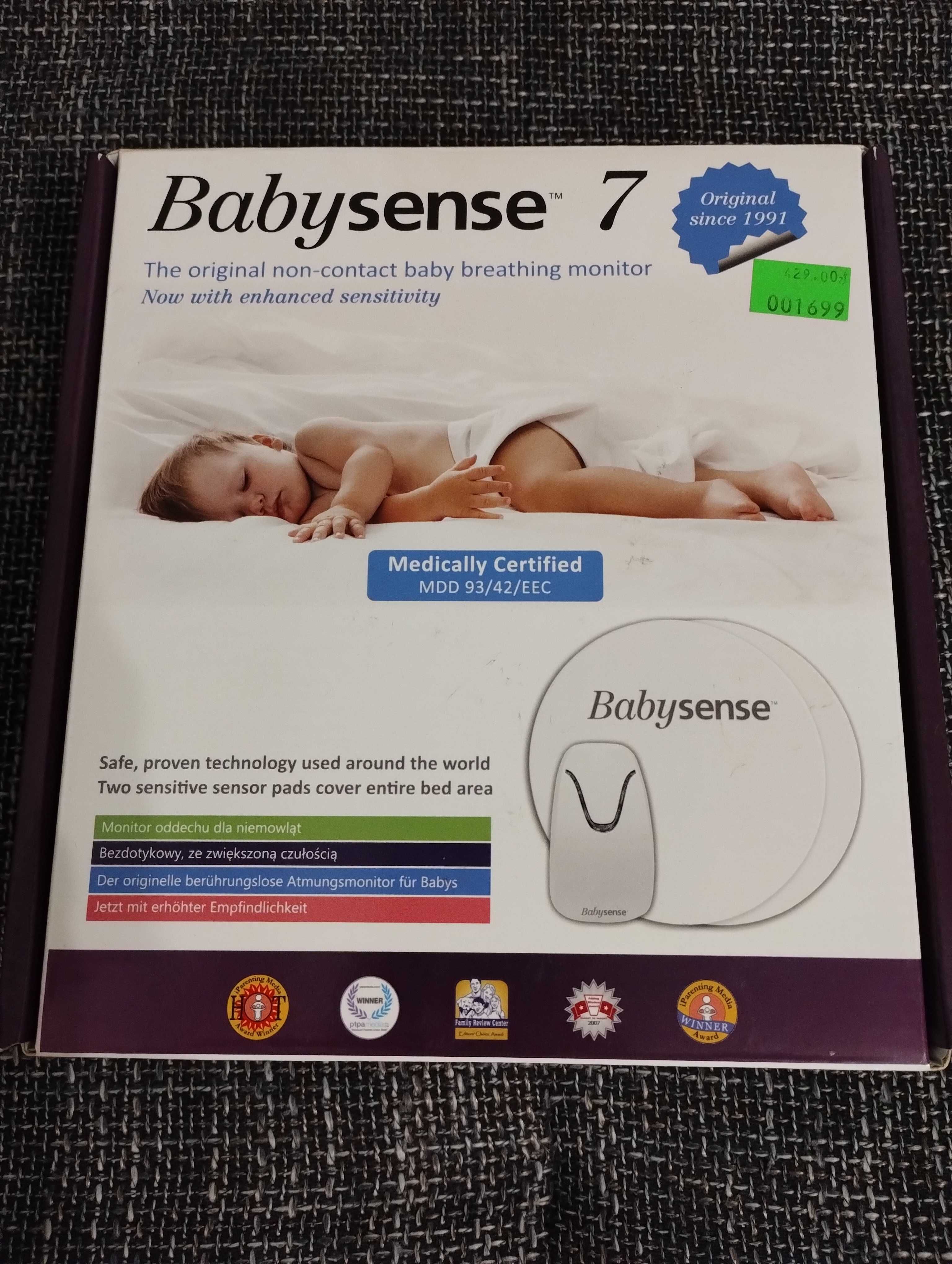 Monitor oddechu dla niemowląt Babysense 7