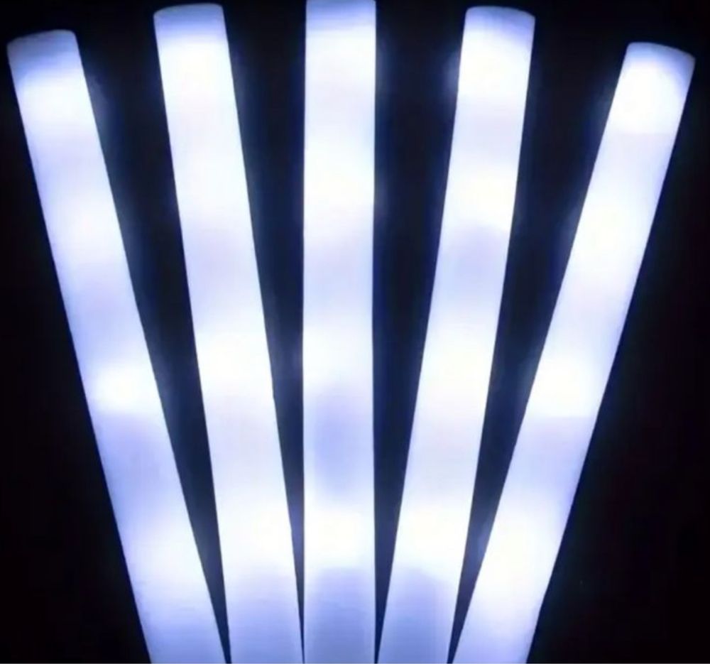 Palki led biale 50 szt