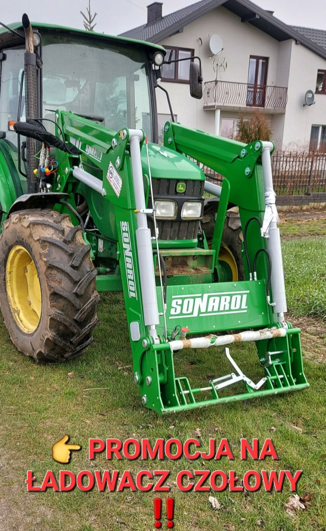 TUR wysięgnik ŁC SNR 300 SONAROL udźwig 1600kg do Ursus John Deere