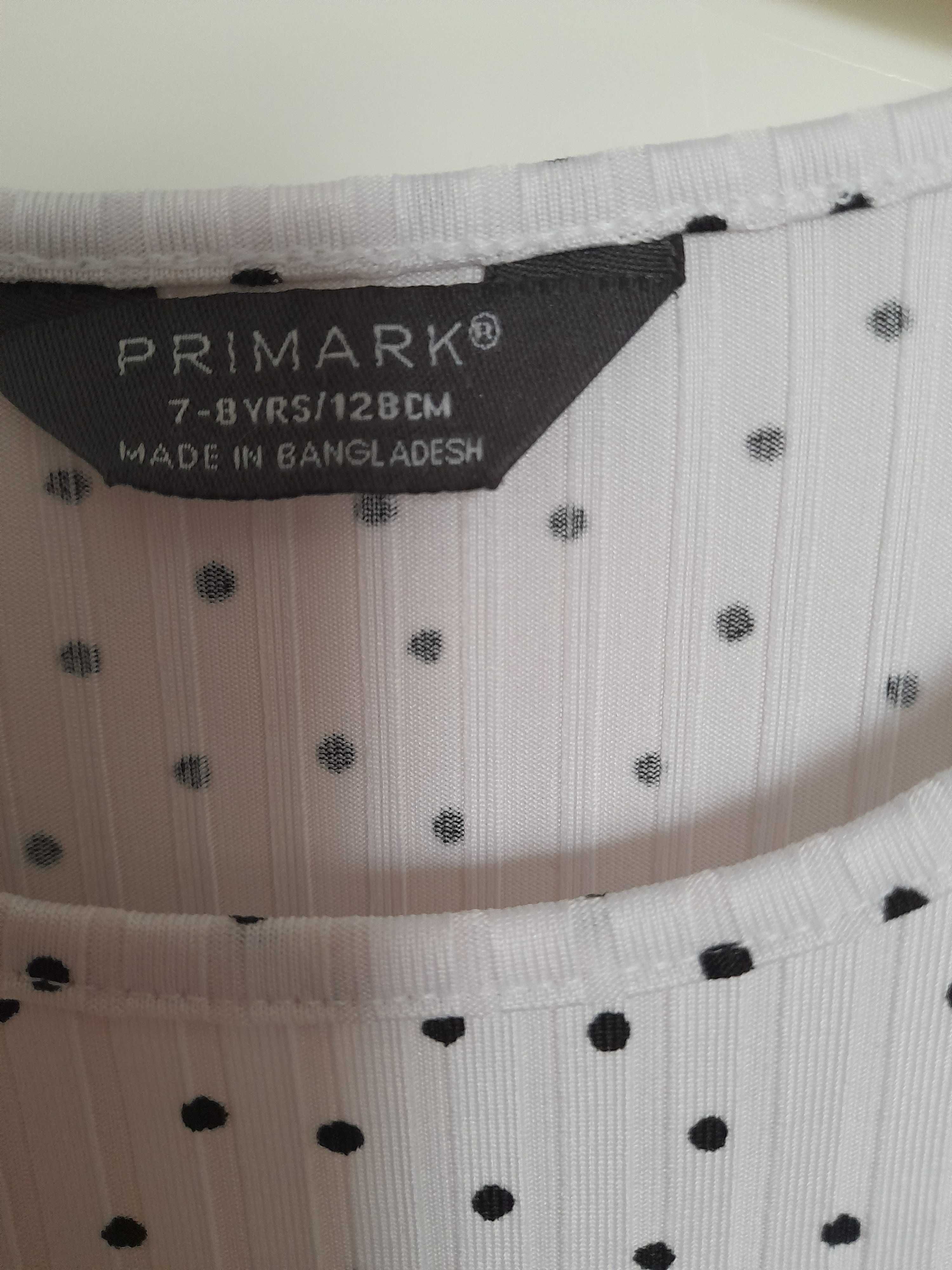 Bluzka biała dziewczęca Primark r 128