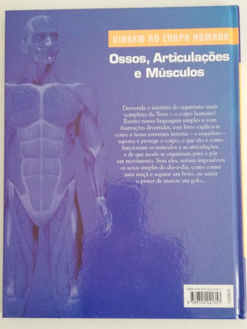 Viagem no corpo humano - ossos, articulações e músculos