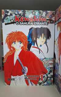 Livros Mangas Kenshin - O Samurai Errante - Devir em Português