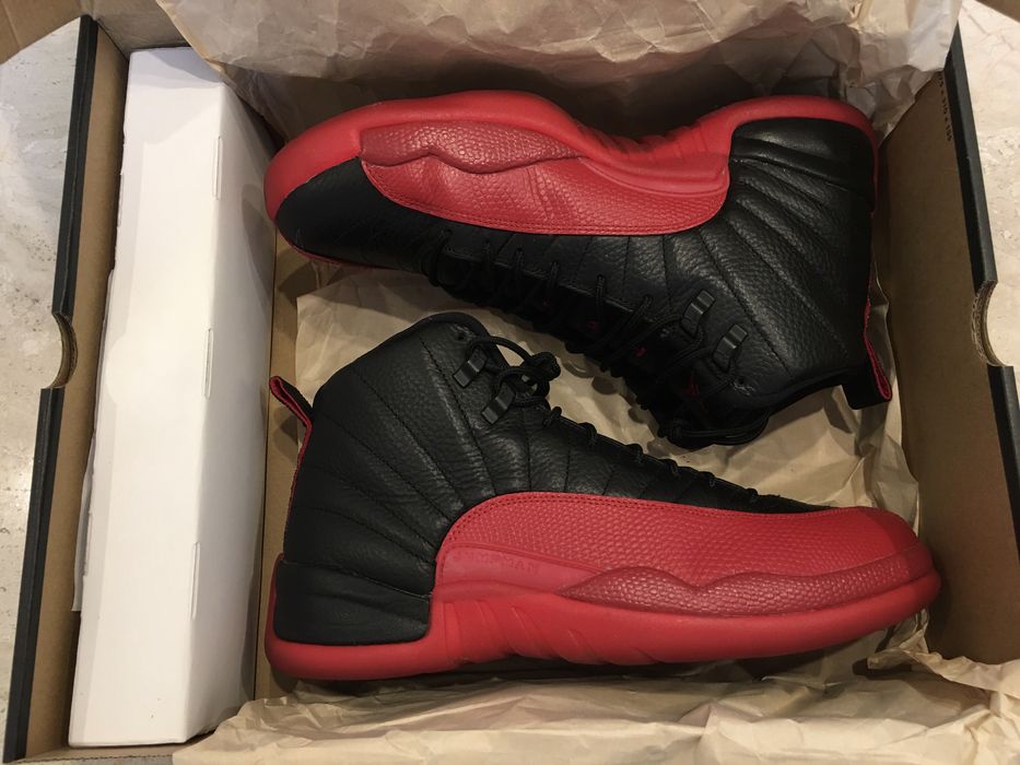 Jordan 12 Bred, Flu Game, 10,5 US, 44,5 EUR