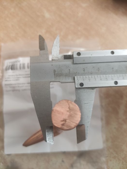 Жало мідне 15мм для паяльник 200 300 ват