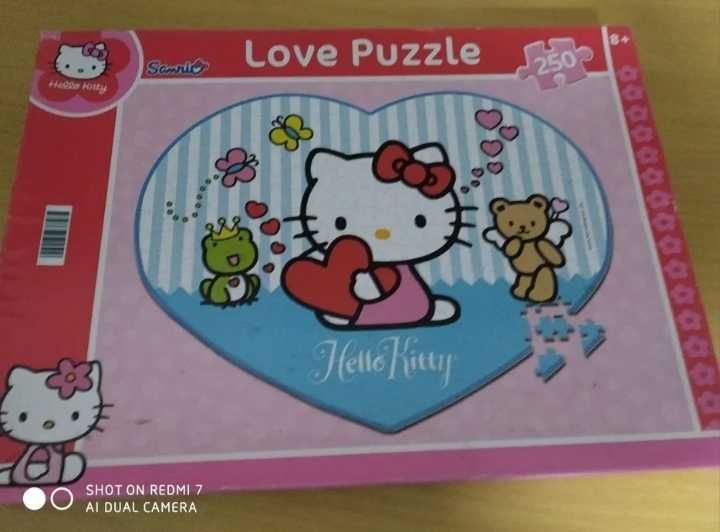 Puzzle Frozen Como Novo e Puzzle Como Novo Hello Kitty