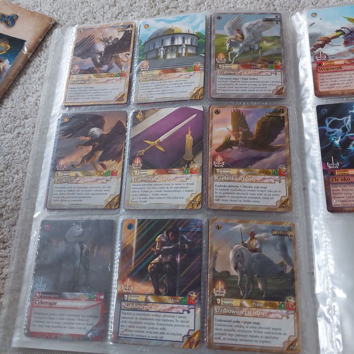 Karty fantasy rider 85 kart i album