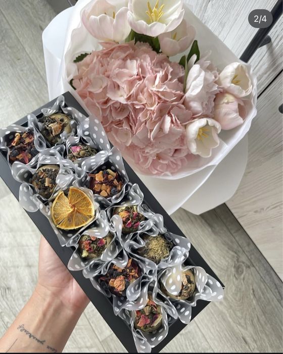 Чайні бомбочки, чай