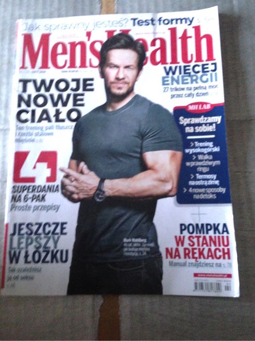 sprzedam około 130 numerów czasopisma Mens’health, polecam