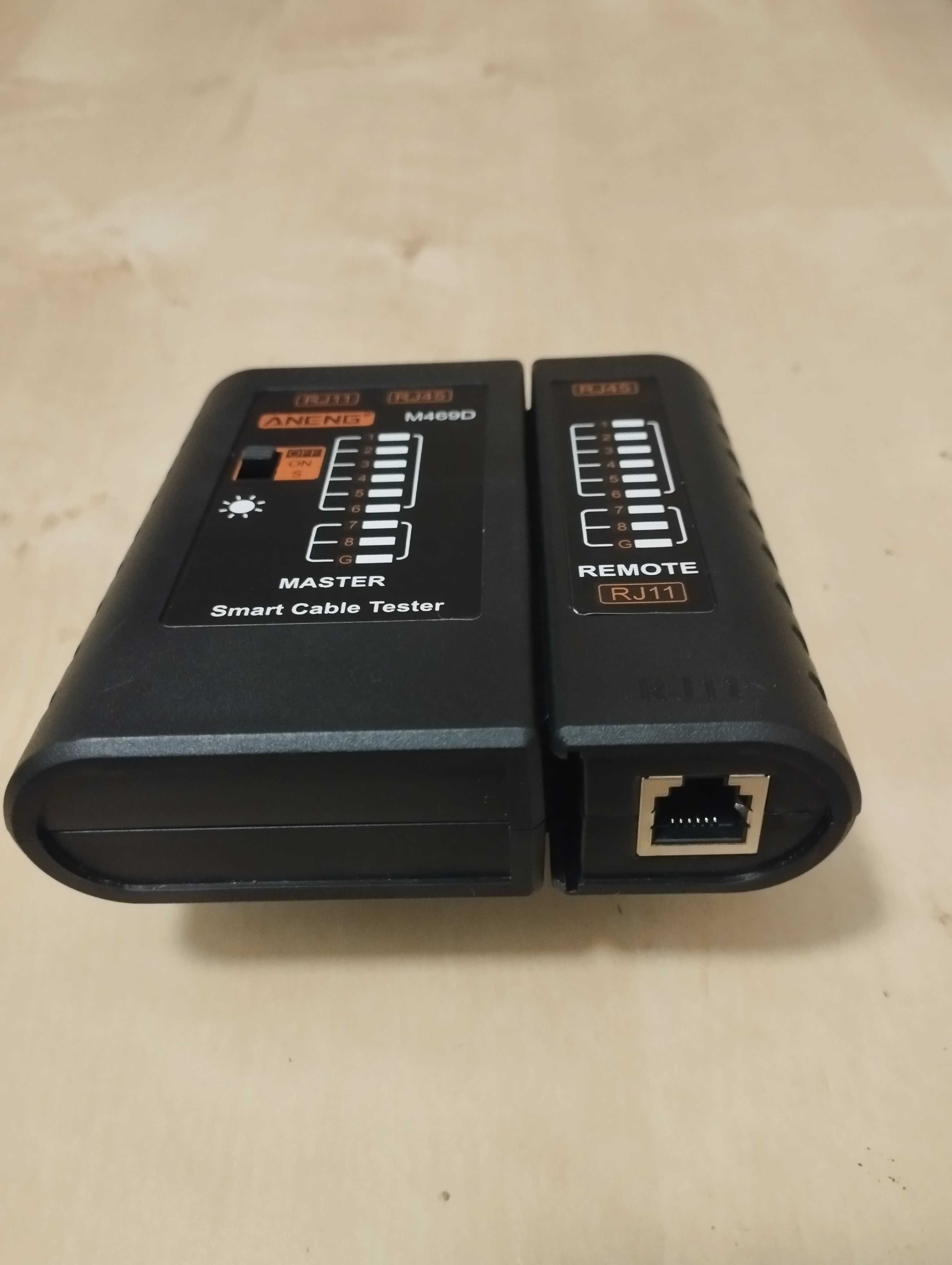 Testador De Cabo De Rede RJ45 e RJ11