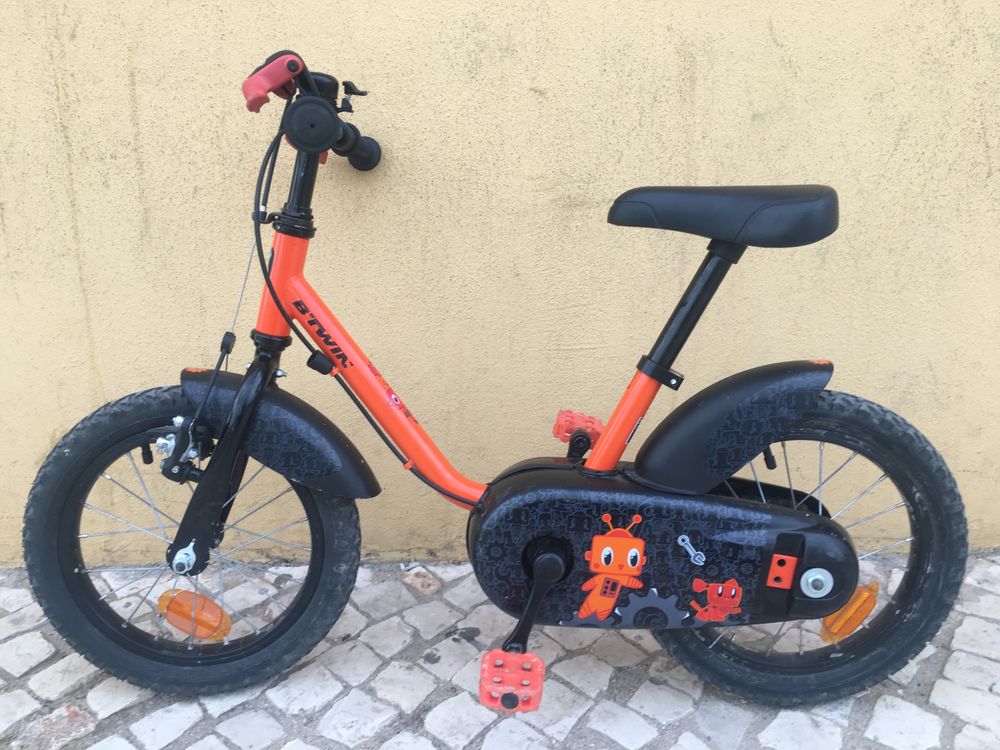 Bicicleta B-Twin Robot Criança, Roda 14