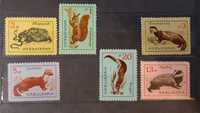 Znaczki pocztowe Bułgaria. Małe ssaki leśne. Zwierzęta.