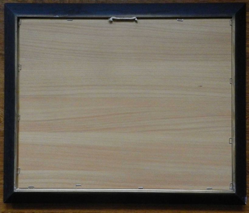 Nowy foto obraz w drewnianej ramie, widok krajobraz 58,5x48,5 cm