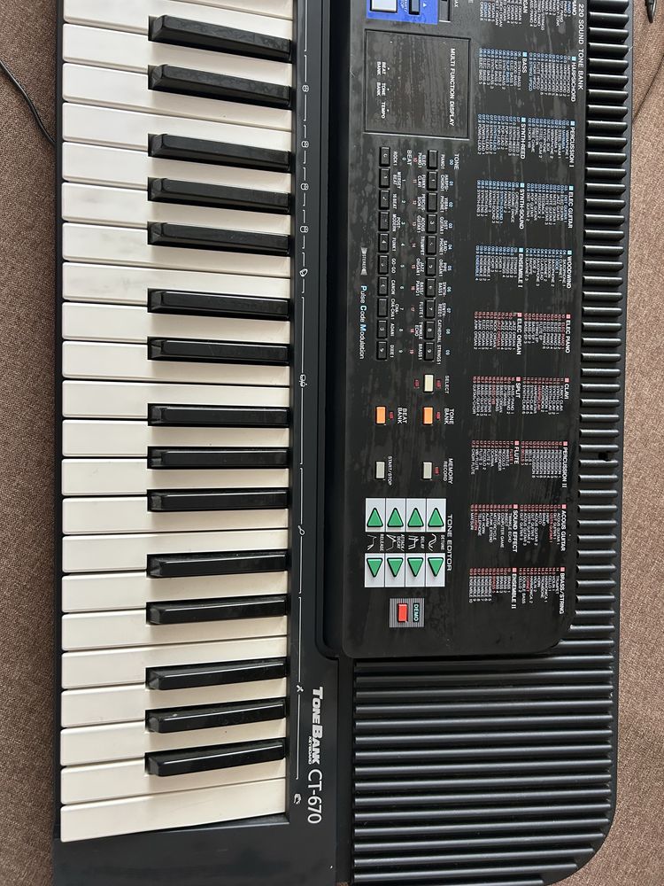 Синтезатор ct-670 casio