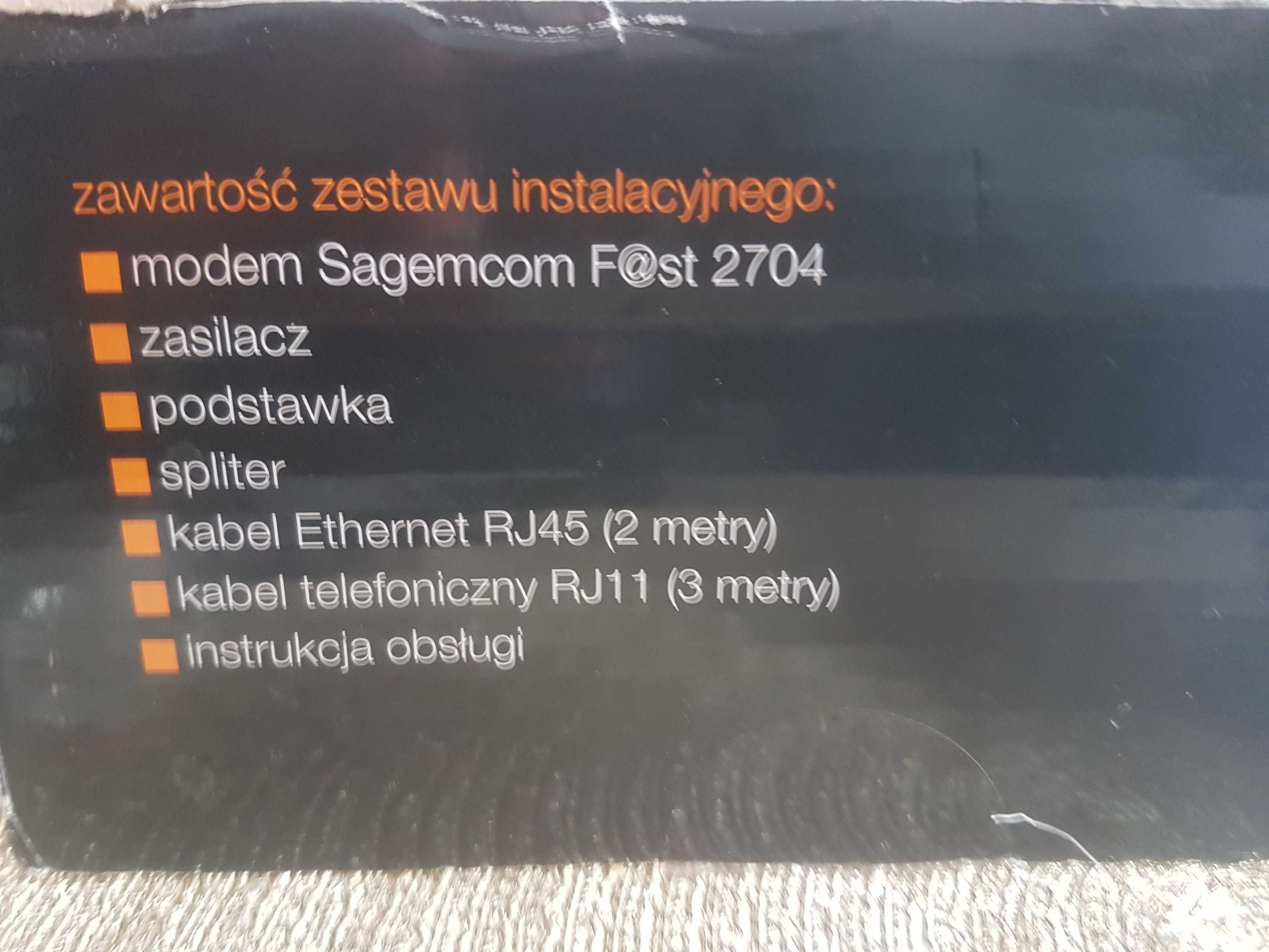 Router Sagem Fast 2704 modem malo używany możliwa wysyłka