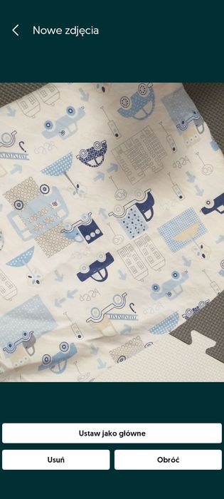 Pościel dziecięca 120x90 poszew w samochody