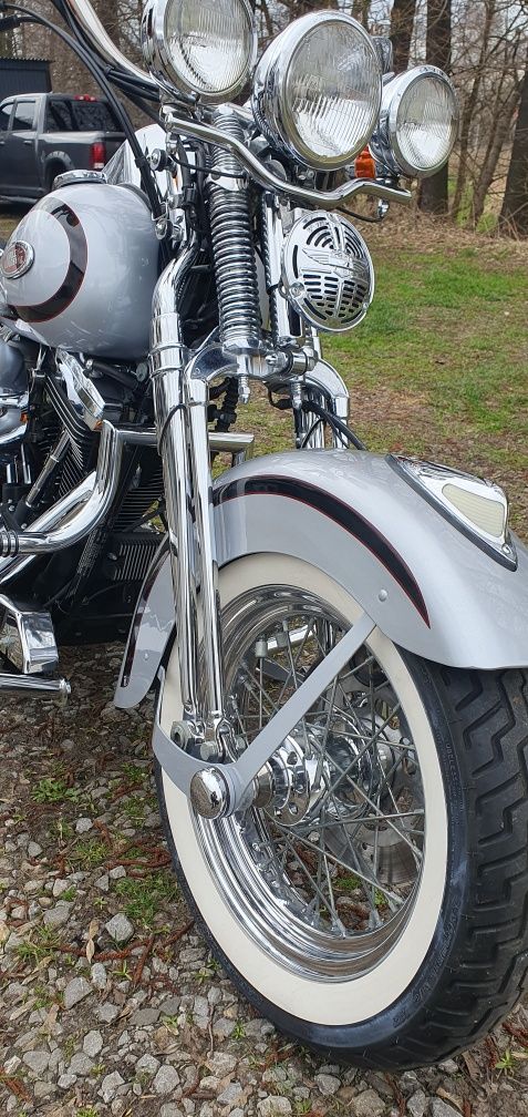 Harley Springer FLSTS evo fxsts  heritage springer fat boy