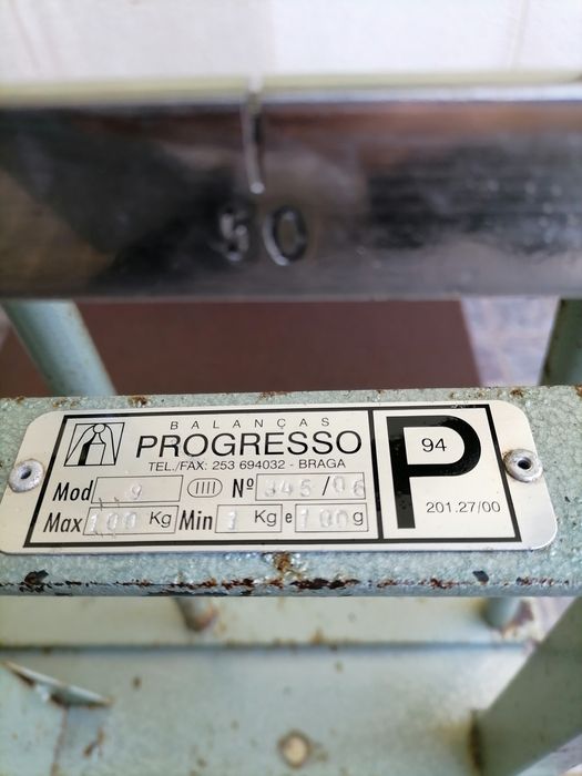 Balança antiga 100kg