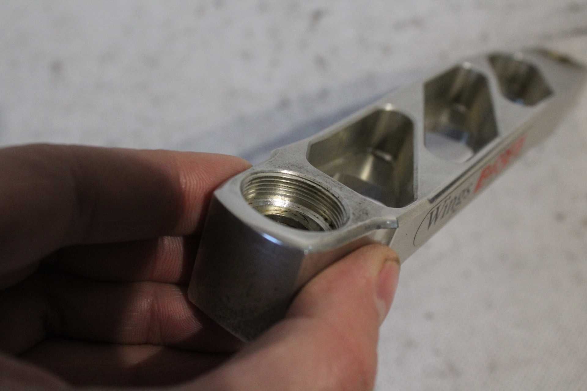 lewe ramię korby CNC 175 mm alu retro MTB 1224
