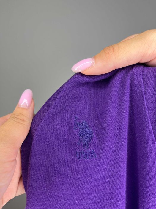 Fioletowa bluzka koszulka Tshirt U.S Polo Assn. Rozmiar M