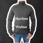 157 sweter golf męski L merino
50%wełna merino 
Rozmiar L
Kolor:ciemny