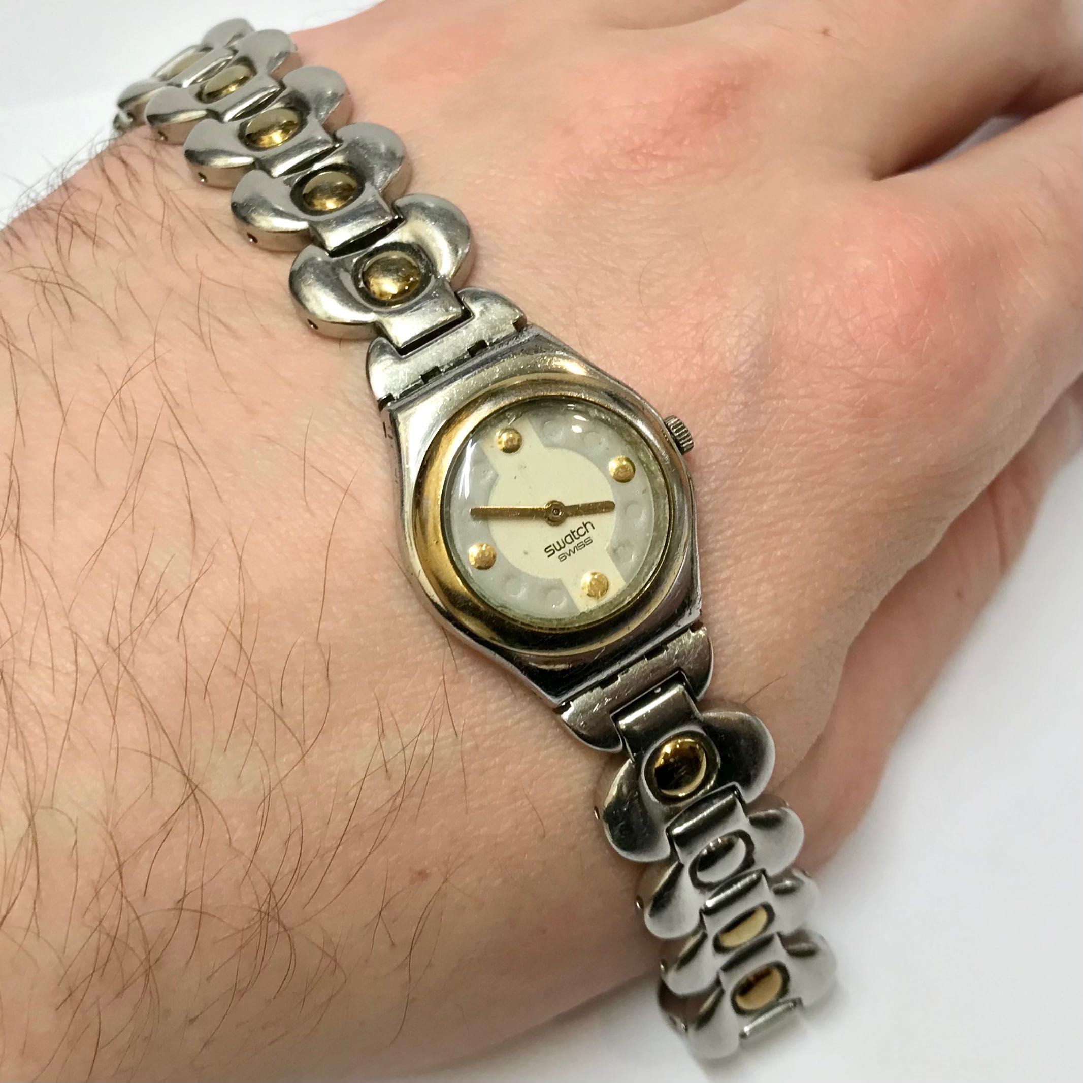 SWATCH Irony Zegarek damski SZWAJCARSKI na bransolecie OKAZJA