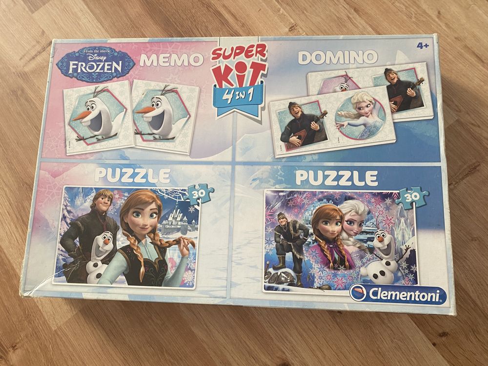 Zestaw gier i puzzli.