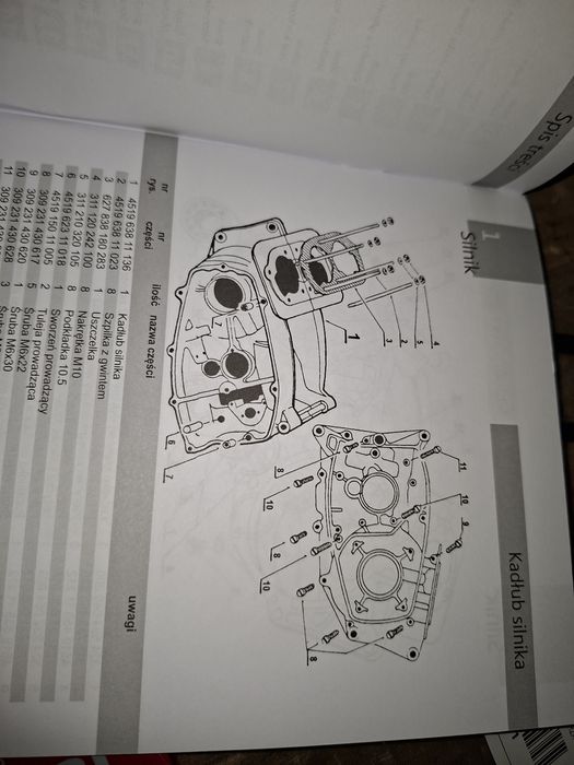 Nowy zestaw instrukcja obsługi katalog+linka licznika jawa 350