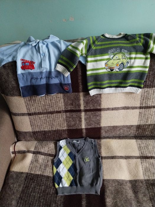 Sweter i bluza roz 74