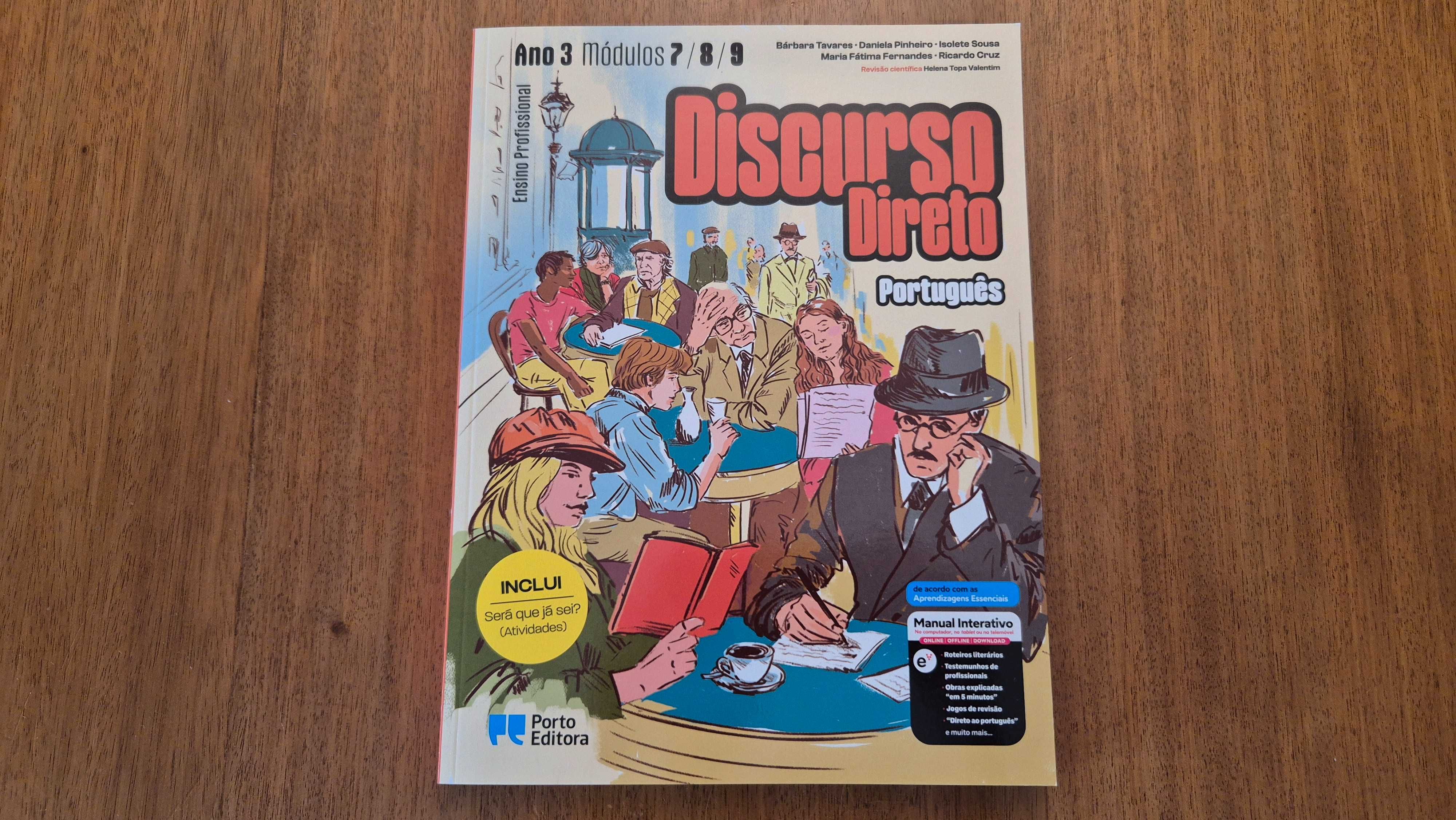 Vendo Conj. Pedag. Português Ens. Profissional DISCURSO DIRETO 12ºAno!