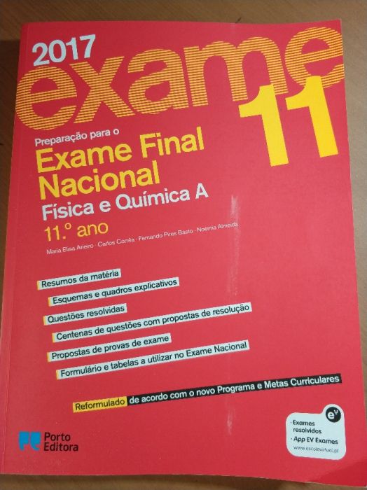 Livro Preparação Exame - Física e Química 2017