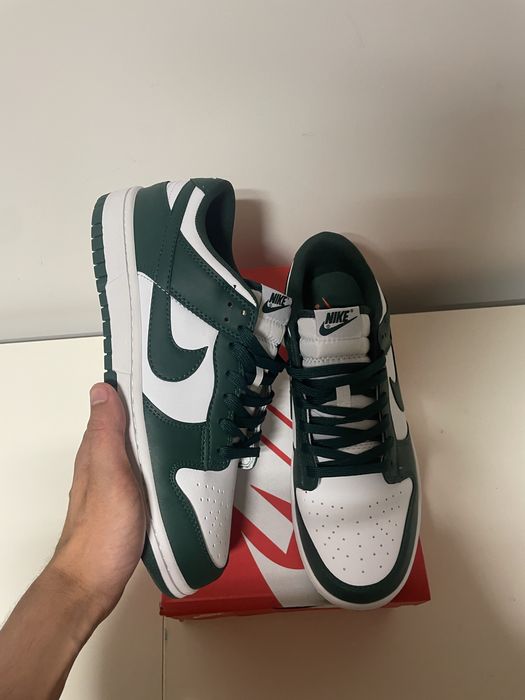 Nike dunk low - green/white
