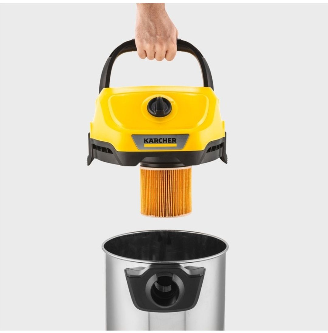 Потужний пилосос Karcher  WD3 1.628-443.0 Powerful Сухий і вологий