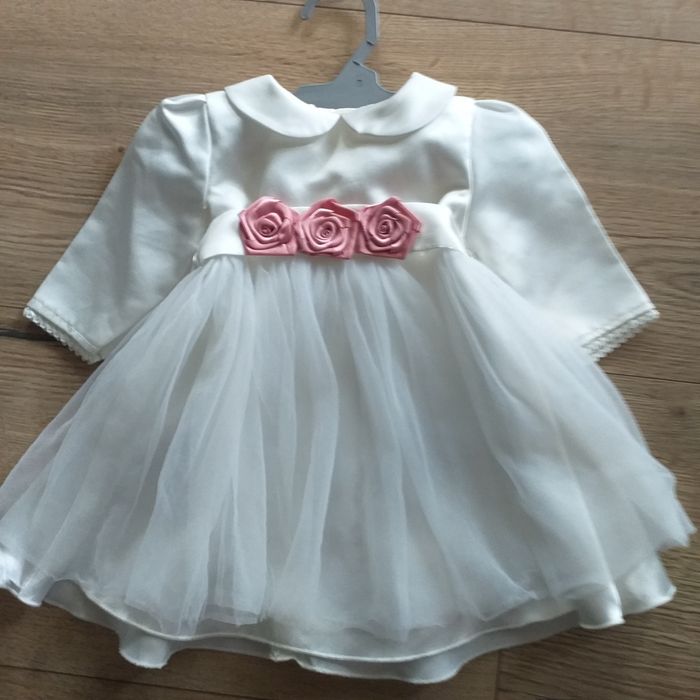 Zestaw chrzciny dziewczynka 62-68