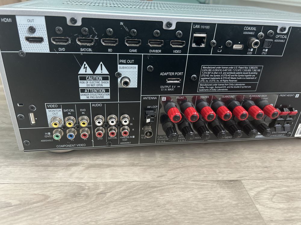 #1259 Pioneer vsx-827-s amplituner wzmacniacz kino domowe audi hdmi