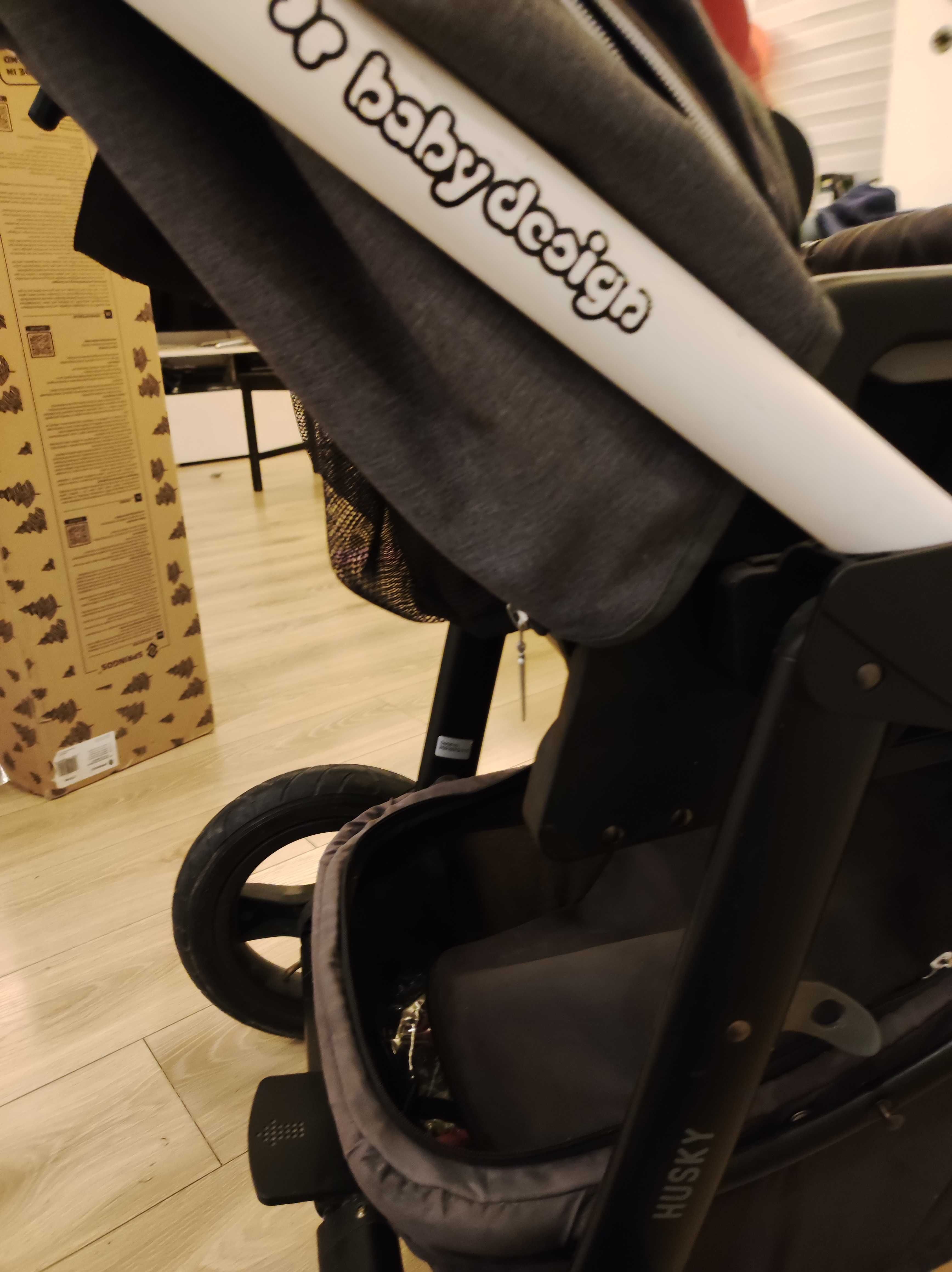 Wózek 2w1 Baby Design Husky i bardzo dużo dodatków