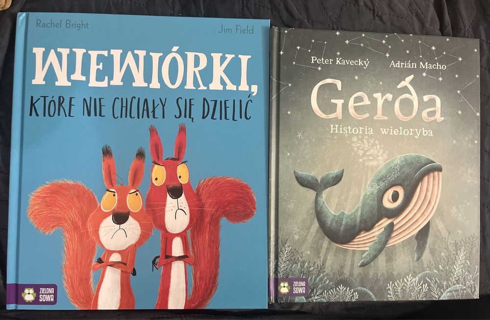 Wiewiórki które nie chciały się dzielić, Gerda historia wieloryba