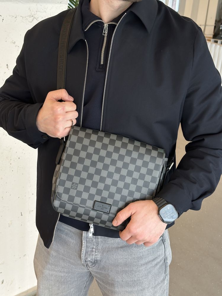 Мужская сумка Louis Vuitton чоловіча сумка барсетка месенджер клатч