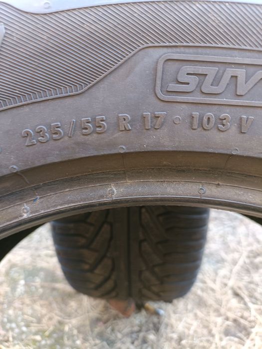 2szt 235/55/17 Uniroyal 5,5mm Dot4718 Zima