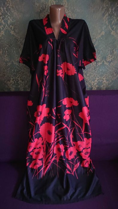Красивое платье в цветы большой размер батал 50 /52