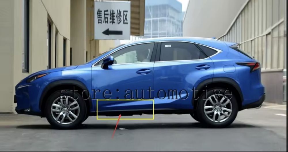 Накладка на водительскую дверь нижняя на Lexus NX200t NX300h