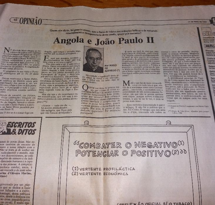 A Redescoberta do Papa João Paulo II-11/05/1991