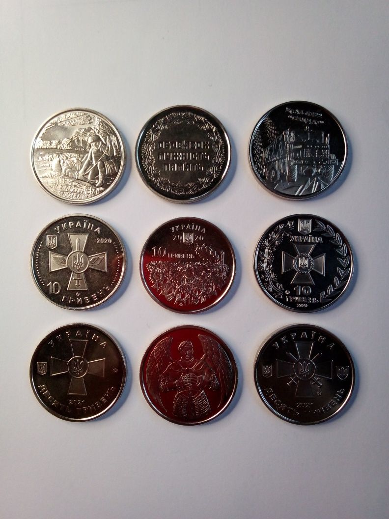 Продам коллекционные монеты Украины 10