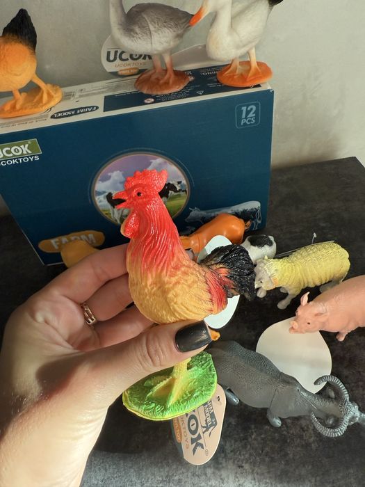 Набір фігурок свійських тварин 12 шт.