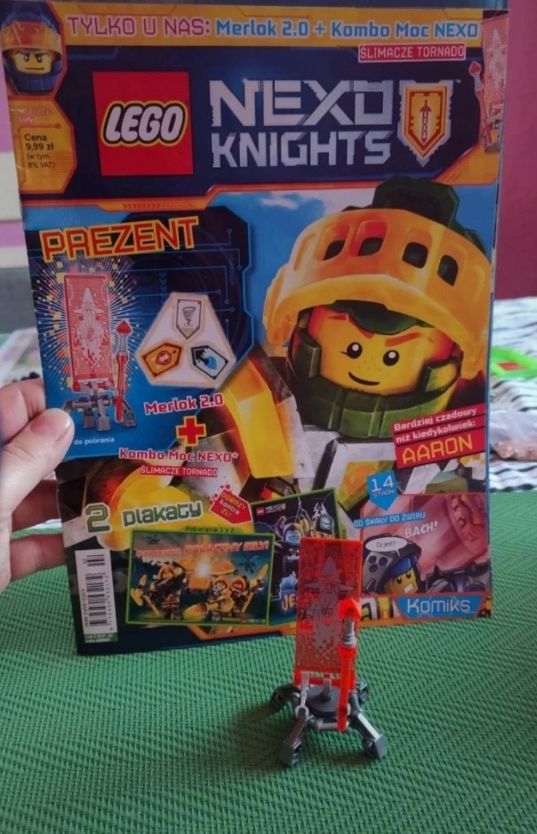 LEGO Nexo knight gazetka+Merlock 2.0 nr.2/2017