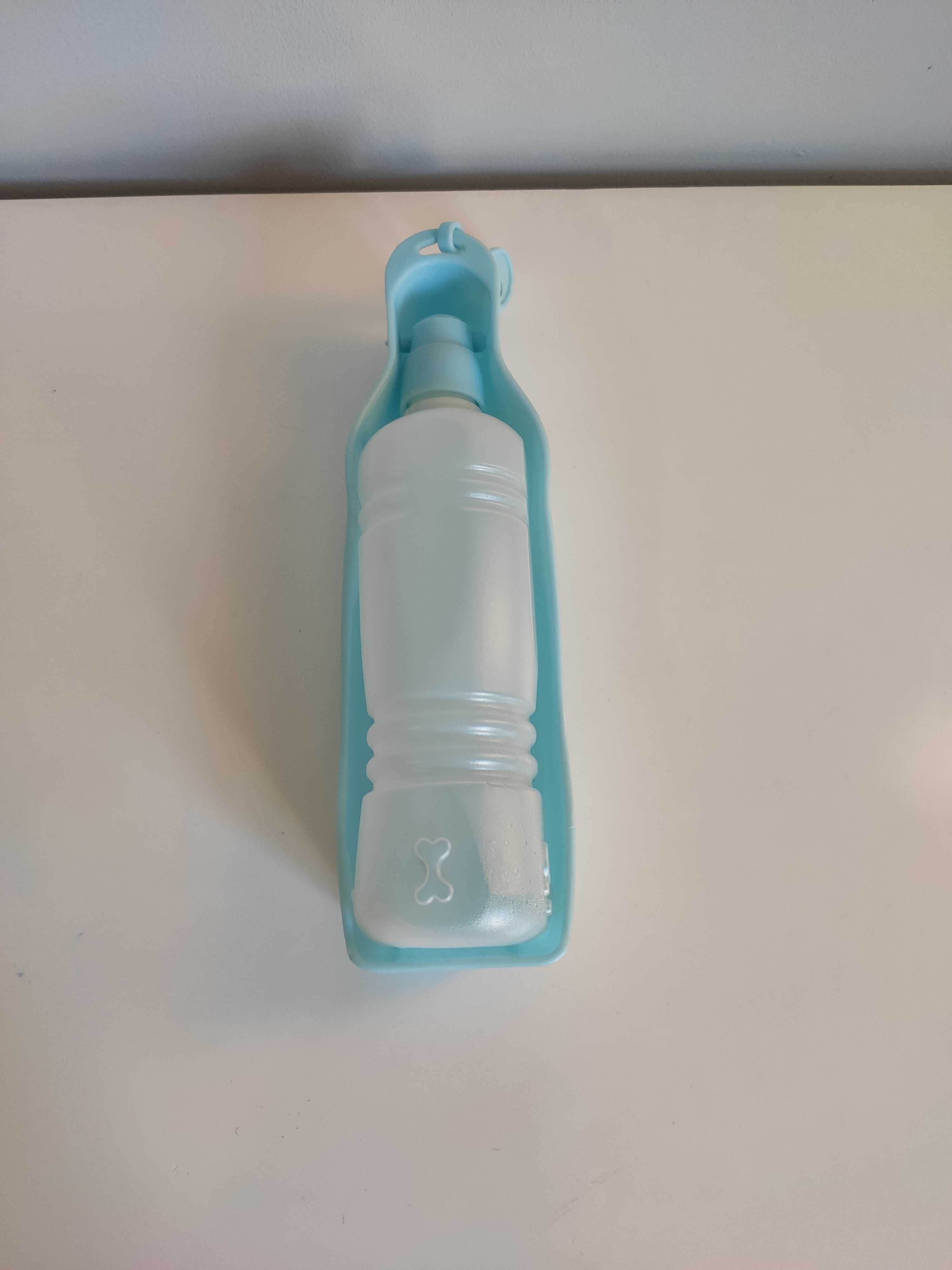 Bebedouro portátil/garrafa viagem pet p/ Cães e gatos