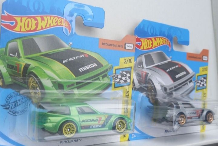 Conjunto 2 mazda rx-7 hot wheels