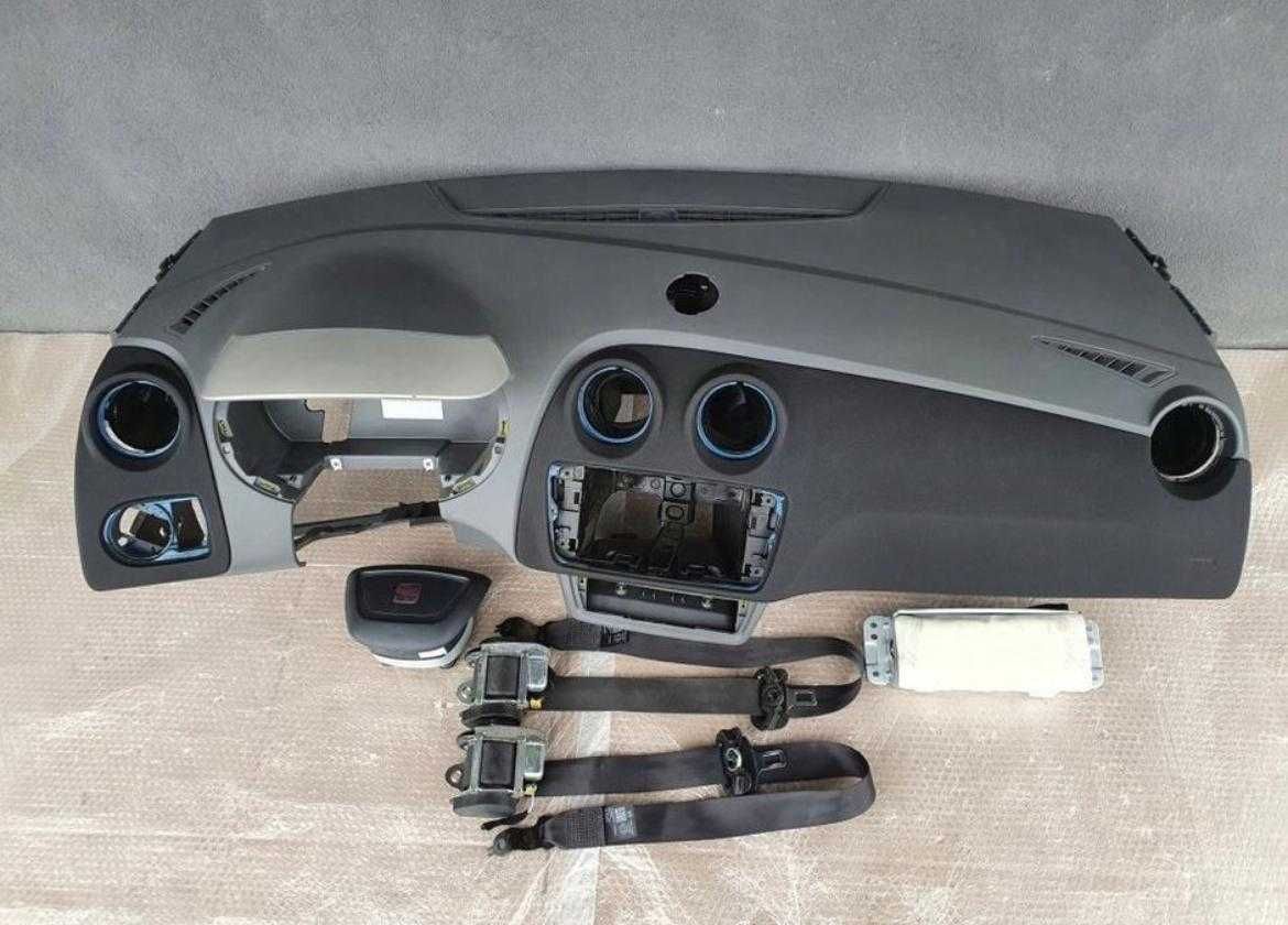 Seat Ibiza 6J tablier airbag cintos kit completo!