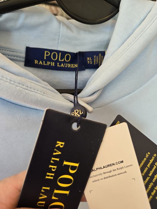 Bluza błękitna Ralph laurn