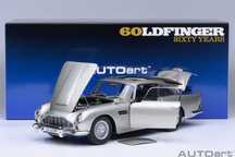 Aston Martin DB5 James Bond Goldfinger 007 Silver Autoart 1:18